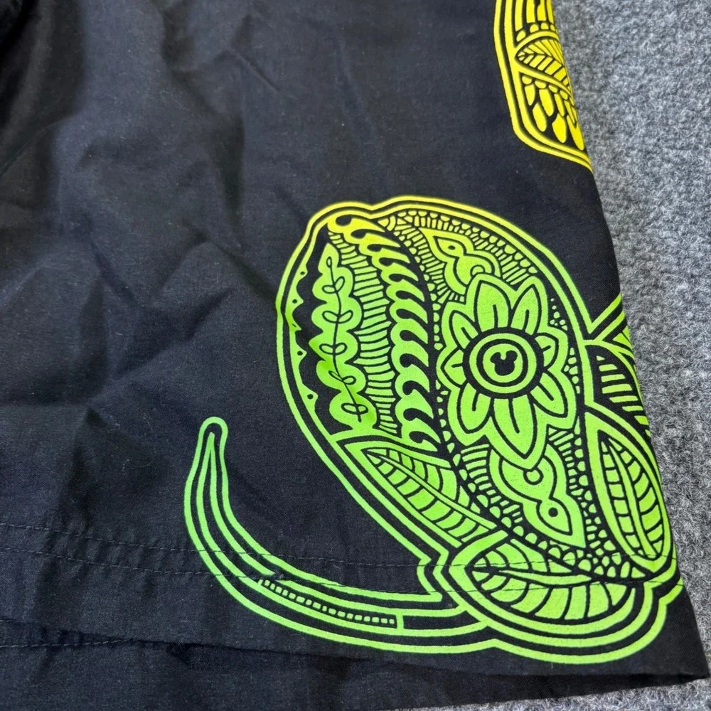 Disney Disneyland Walt‎ Disney World Mickey Mouse Black Board Shorts Men Size 28